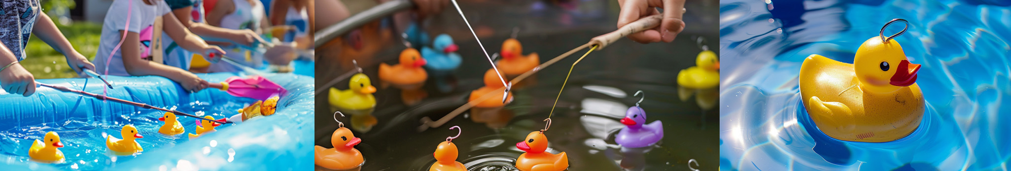 Banderole d'une animation pêche aux canards