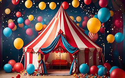 Image pour un thème d'anniversaire cirque