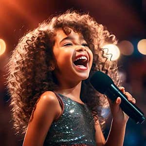 Des animations musicales avec le thème de l'école des stars.