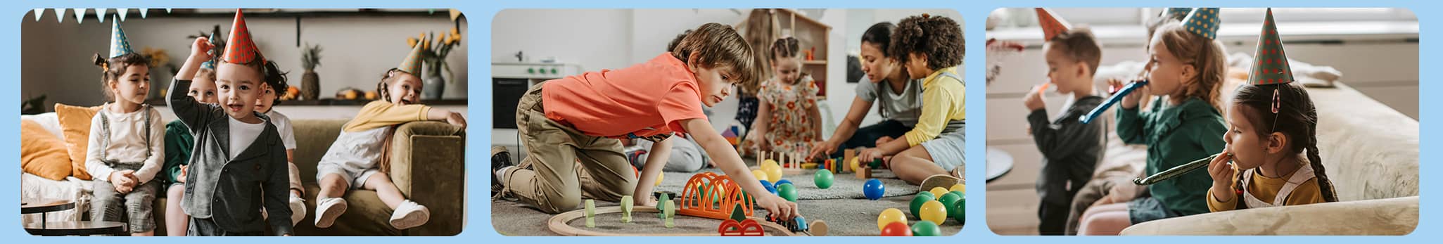 banderole-enfants-interieur-appartement Trois photos d'enfants qui jouent dans un appartement toulousain.